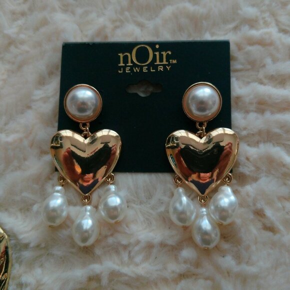 Noir Earrings With Rhinestones Mixed Lot (315) - Picture 4 of 10